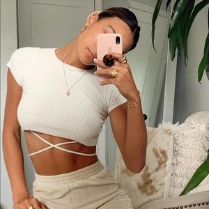 Princess poly amita crop top size 2. NWT!